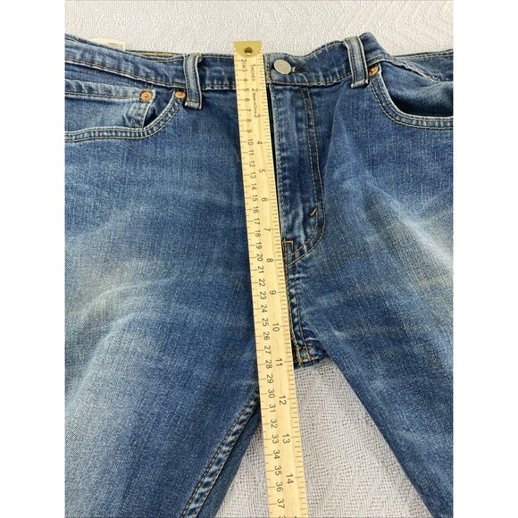 Levi’s 511 Straight Jeans Men’s 36x32 Blue Cotton Stretch Medium Wash - Picture 4 of 11